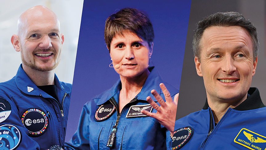Gerst, Cristoforetti, Maurer